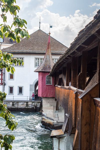 Spreuerbrücke im Sommer